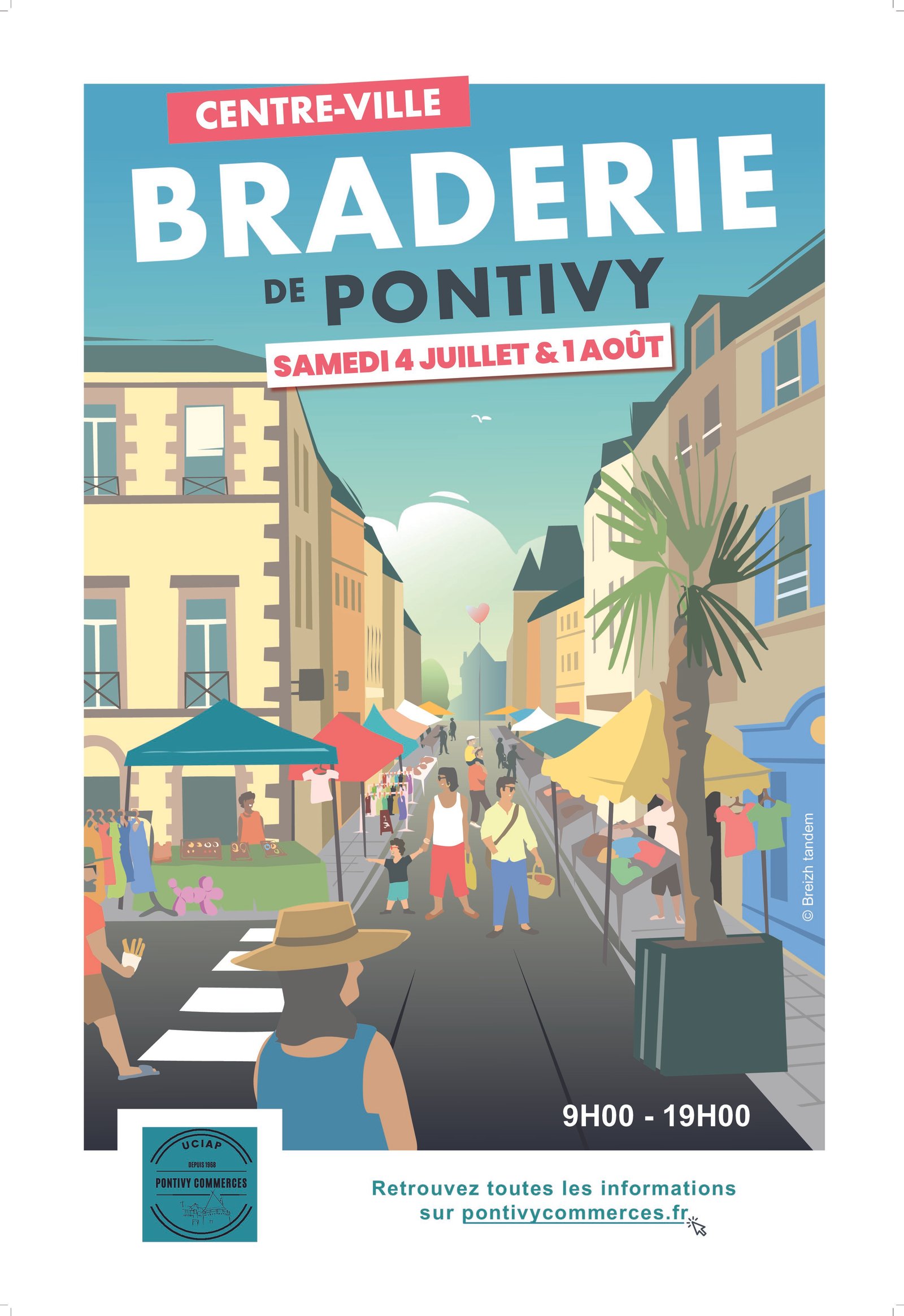 Affiche Braderie Pontivy 2026